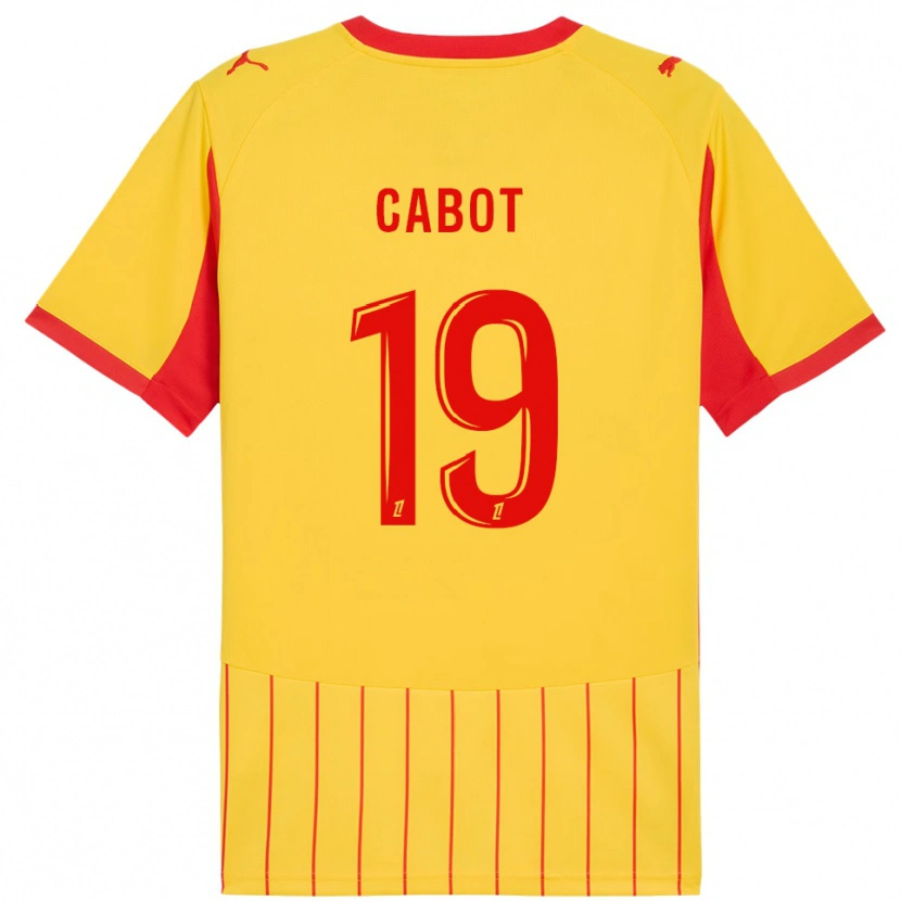 Danxen Mænd Jimmy Cabot #19 Gul Rød Hjemmebane Spillertrøjer 2025/26 Trøje T-Shirt