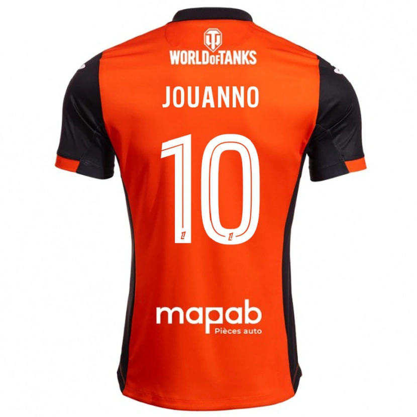 Danxen Mænd Mathilde Jouanno #10 Sort Orange Hjemmebane Spillertrøjer 2025/26 Trøje T-Shirt