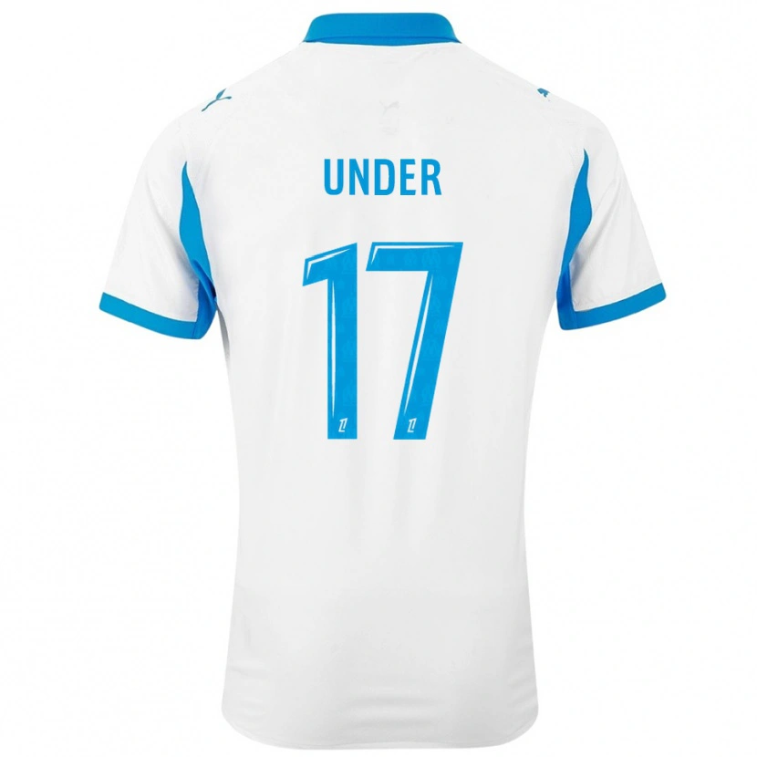 Danxen Mænd Cengiz Under #17 Hvid Himmelblå Hjemmebane Spillertrøjer 2025/26 Trøje T-Shirt