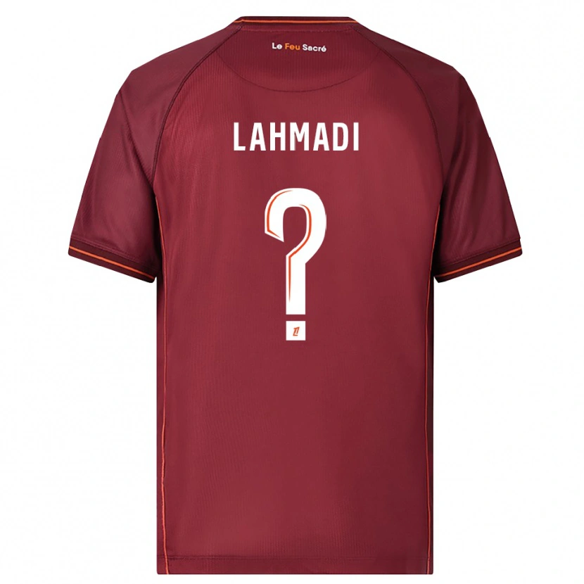 Danxen Mænd Mehdi Lahmadi #0 Bordeaux Hvid Hjemmebane Spillertrøjer 2025/26 Trøje T-Shirt