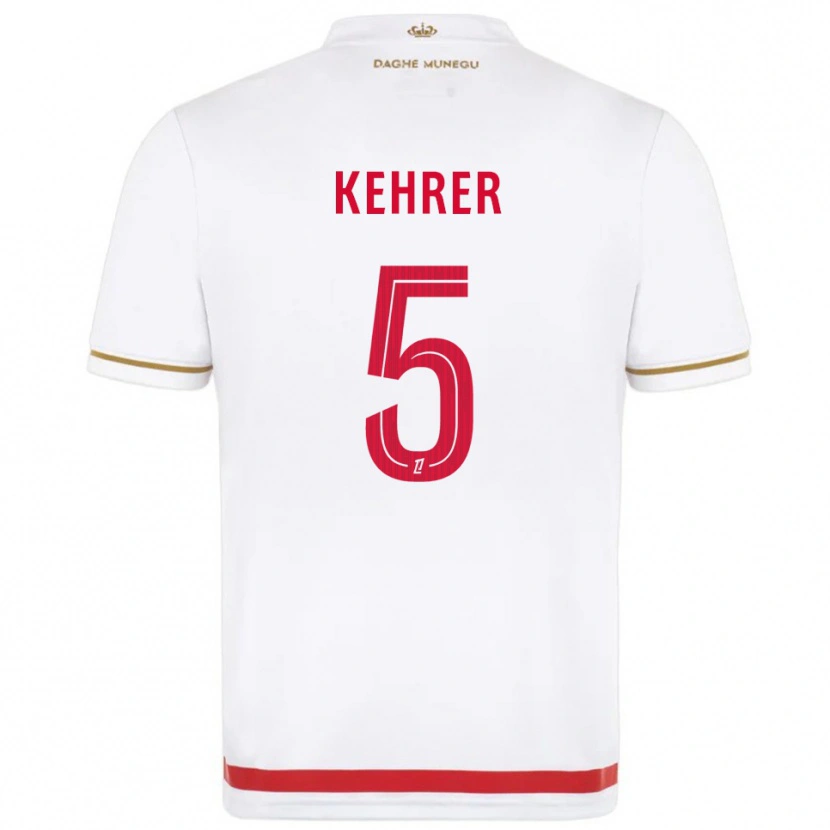 Danxen Mænd Thilo Kehrer #5 Rød Hvid Hjemmebane Spillertrøjer 2025/26 Trøje T-Shirt