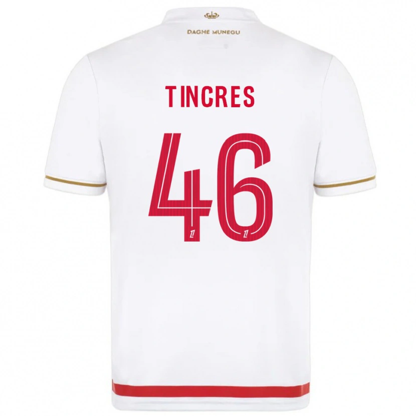 Danxen Mænd Joan Tincres #46 Rød Hvid Hjemmebane Spillertrøjer 2025/26 Trøje T-Shirt