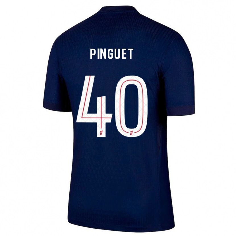 Danxen Mænd Alice Pinguet #40 Navy Rød Hjemmebane Spillertrøjer 2025/26 Trøje T-Shirt