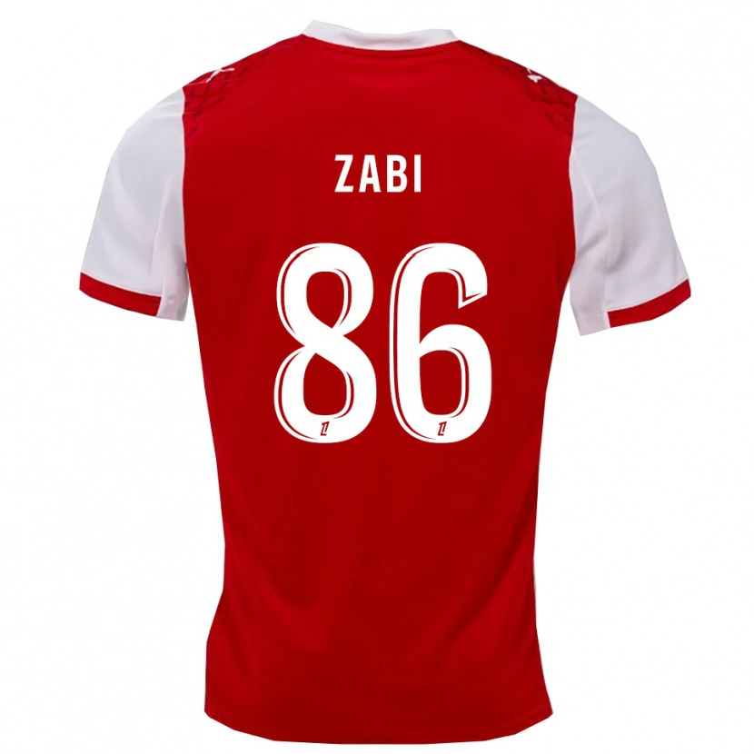Danxen Mænd Zabi #86 Rød Hvid Hjemmebane Spillertrøjer 2025/26 Trøje T-Shirt