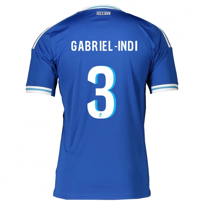 Danxen Mænd Amizade Gabriel-Indi #3 Blå Hvid Hjemmebane Spillertrøjer 2025/26 Trøje T-Shirt
