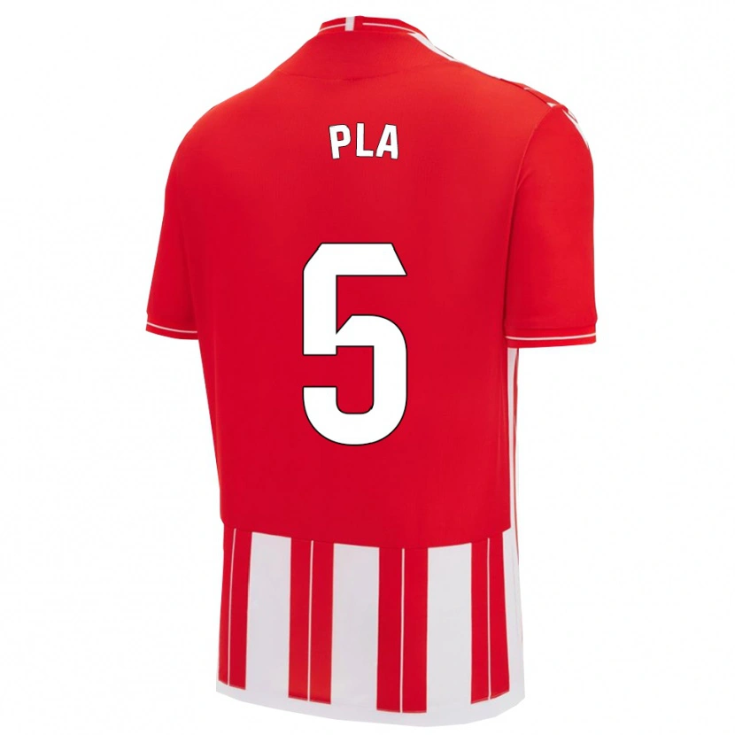 Danxen Mænd Edu Pla #5 Rød Hvid Hjemmebane Spillertrøjer 2025/26 Trøje T-Shirt