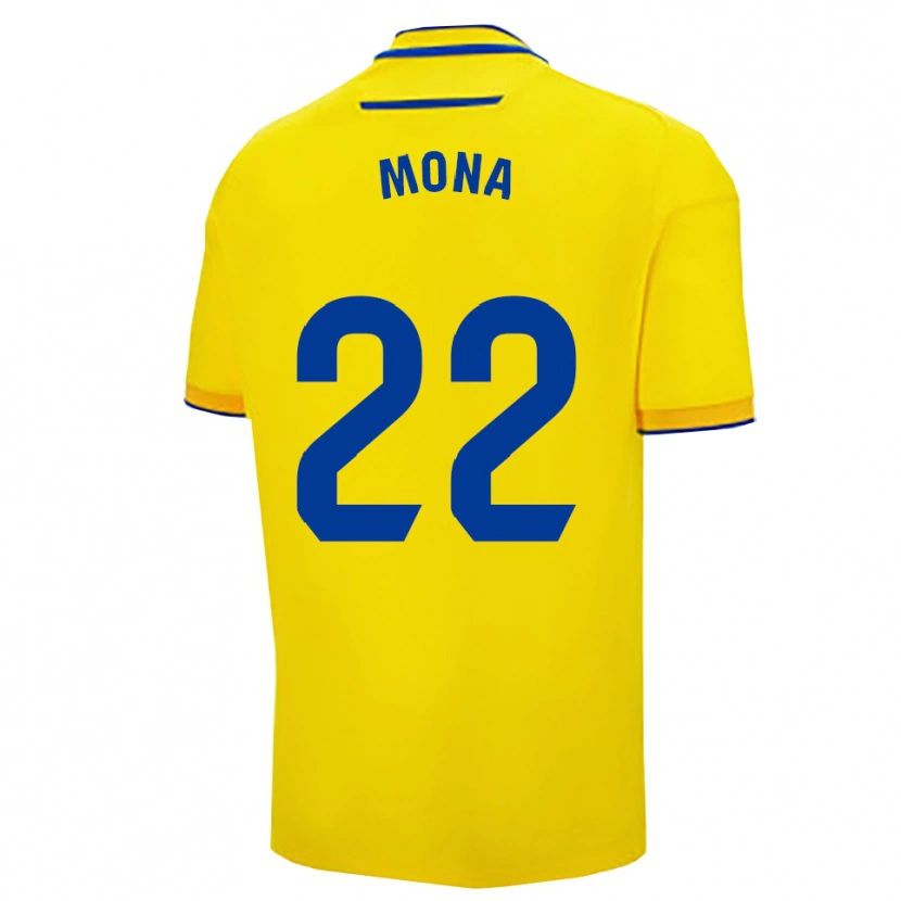 Danxen Mænd Patricia Bralo Morillo #22 Gul Navy Hjemmebane Spillertrøjer 2025/26 Trøje T-Shirt