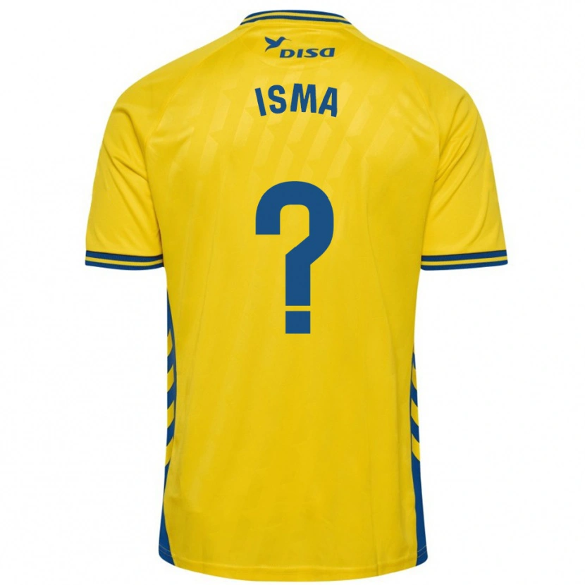 Danxen Mænd Isma Hernández #0 Gul Blå Hjemmebane Spillertrøjer 2025/26 Trøje T-Shirt