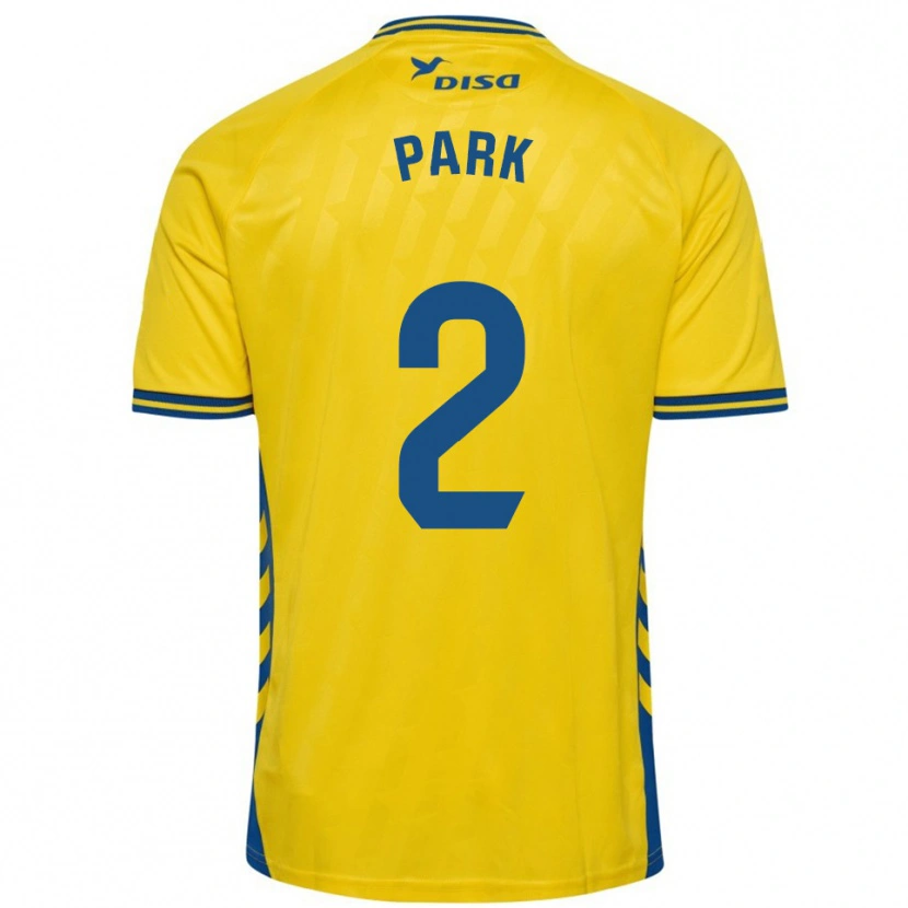 Danxen Mænd Marvin Park #2 Gul Blå Hjemmebane Spillertrøjer 2025/26 Trøje T-Shirt