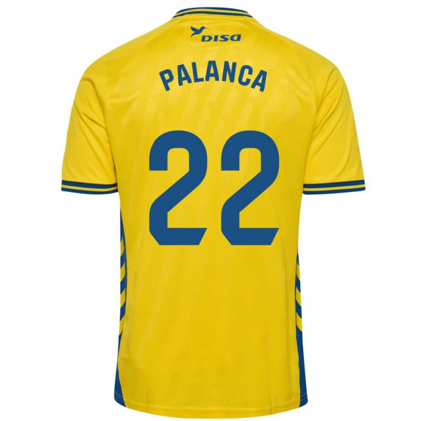 Danxen Mænd Palanca #22 Gul Blå Hjemmebane Spillertrøjer 2025/26 Trøje T-Shirt