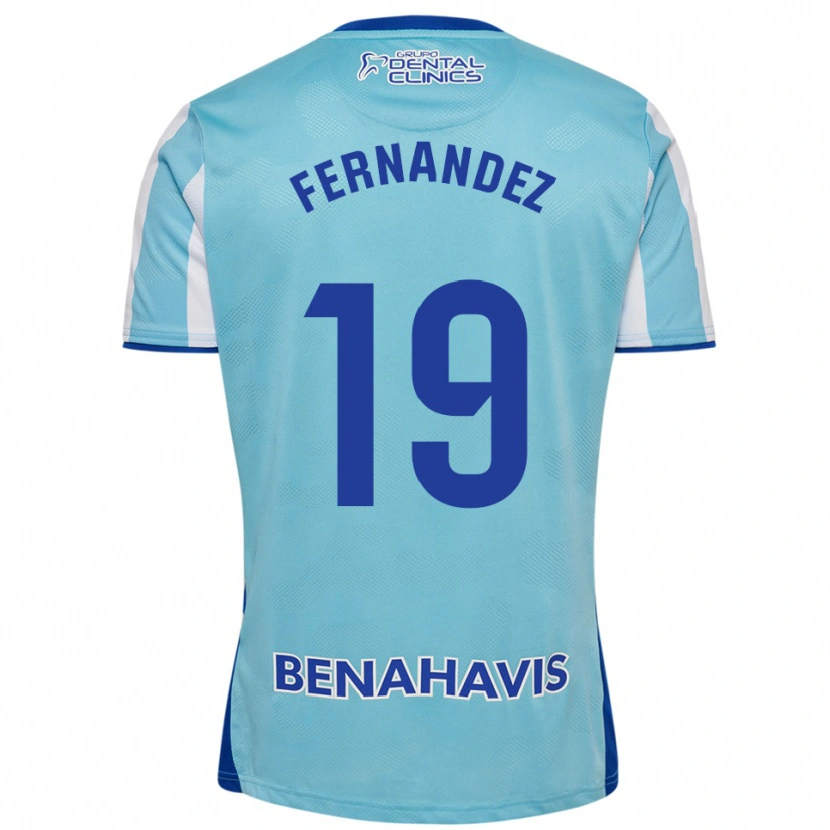 Danxen Mænd Raúl Fernández #19 Himmelblå Hvid Hjemmebane Spillertrøjer 2025/26 Trøje T-Shirt