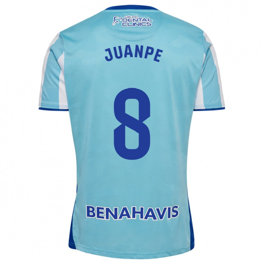 Danxen Mænd Juanpe #8 Himmelblå Hvid Hjemmebane Spillertrøjer 2025/26 Trøje T-Shirt