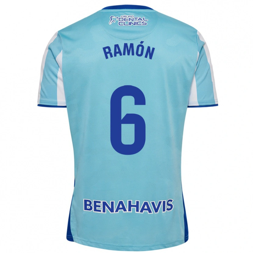 Danxen Mænd Ramón Enríquez #6 Himmelblå Hvid Hjemmebane Spillertrøjer 2025/26 Trøje T-Shirt