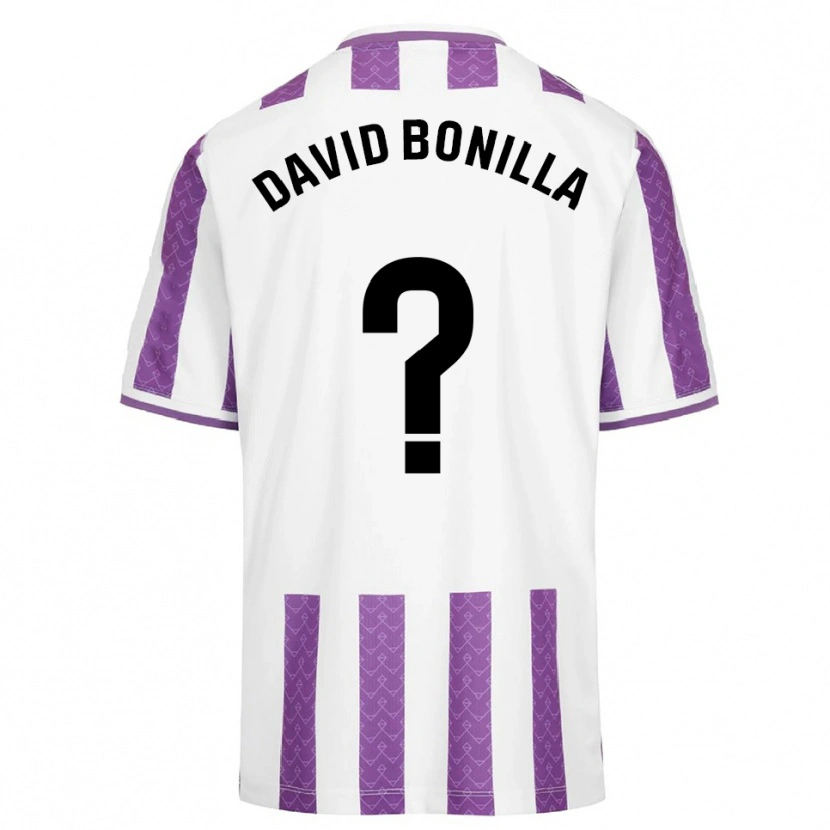 Danxen Mænd Juan David Bonilla #0 Lilla Hvid Hjemmebane Spillertrøjer 2025/26 Trøje T-Shirt