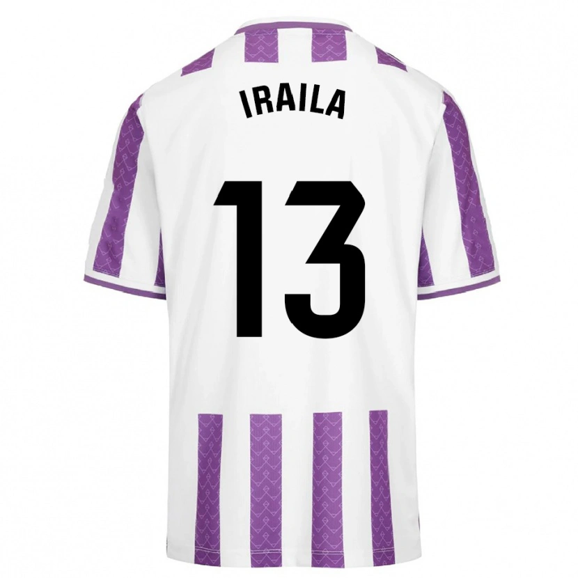 Danxen Mænd Iraila Rivera Simón #13 Lilla Hvid Hjemmebane Spillertrøjer 2025/26 Trøje T-Shirt