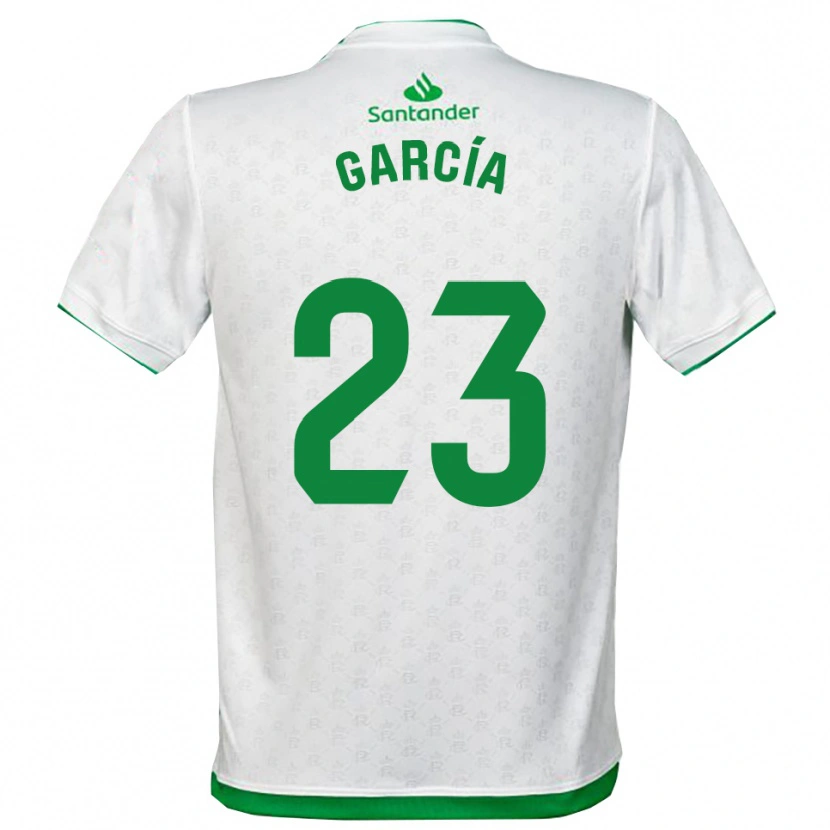 Danxen Mænd Mario García #23 Grøn Hvid Hjemmebane Spillertrøjer 2025/26 Trøje T-Shirt