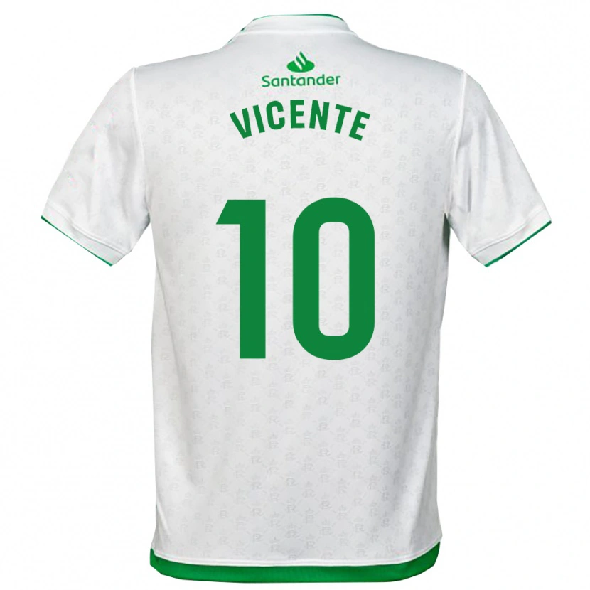 Danxen Mænd Iñigo Vicente #10 Grøn Hvid Hjemmebane Spillertrøjer 2025/26 Trøje T-Shirt