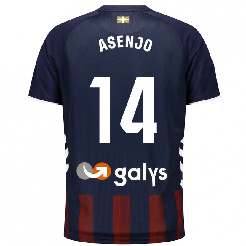 Danxen Mænd Ibai Asenjo #14 Navy Rød Hjemmebane Spillertrøjer 2025/26 Trøje T-Shirt