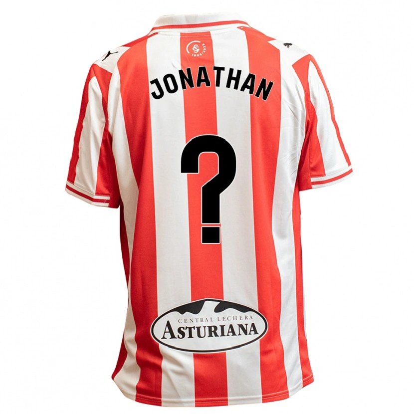 Danxen Mænd Jonathan Sánchez #0 Hvid Rød Hjemmebane Spillertrøjer 2025/26 Trøje T-Shirt