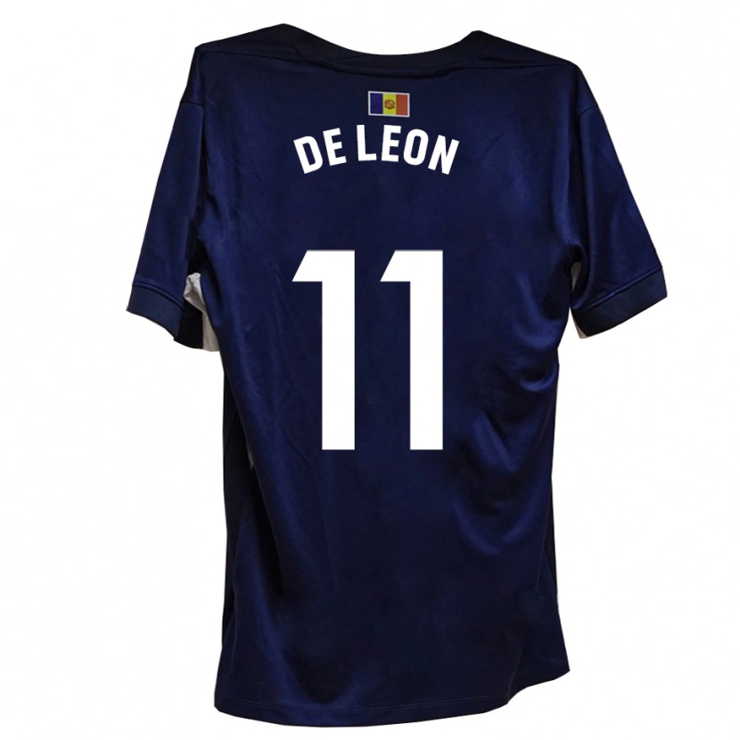 Danxen Mænd Lautaro De León #11 Marineblå Hvid Hjemmebane Spillertrøjer 2025/26 Trøje T-Shirt
