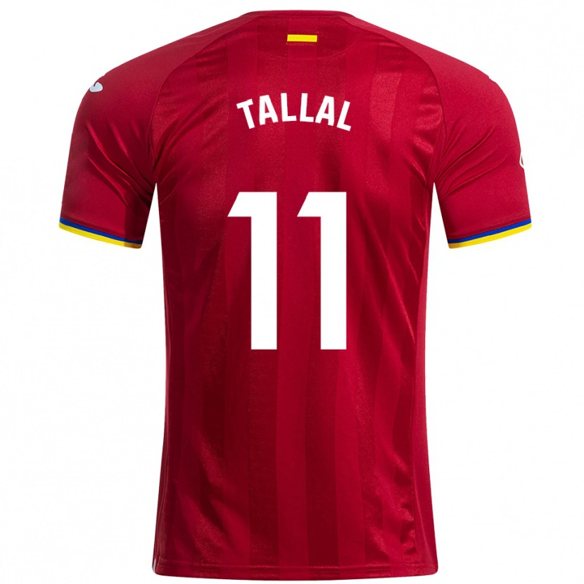 Danxen Mænd Yassin Tallal #11 Rød Gul Blå Udebane Spillertrøjer 2025/26 Trøje T-Shirt