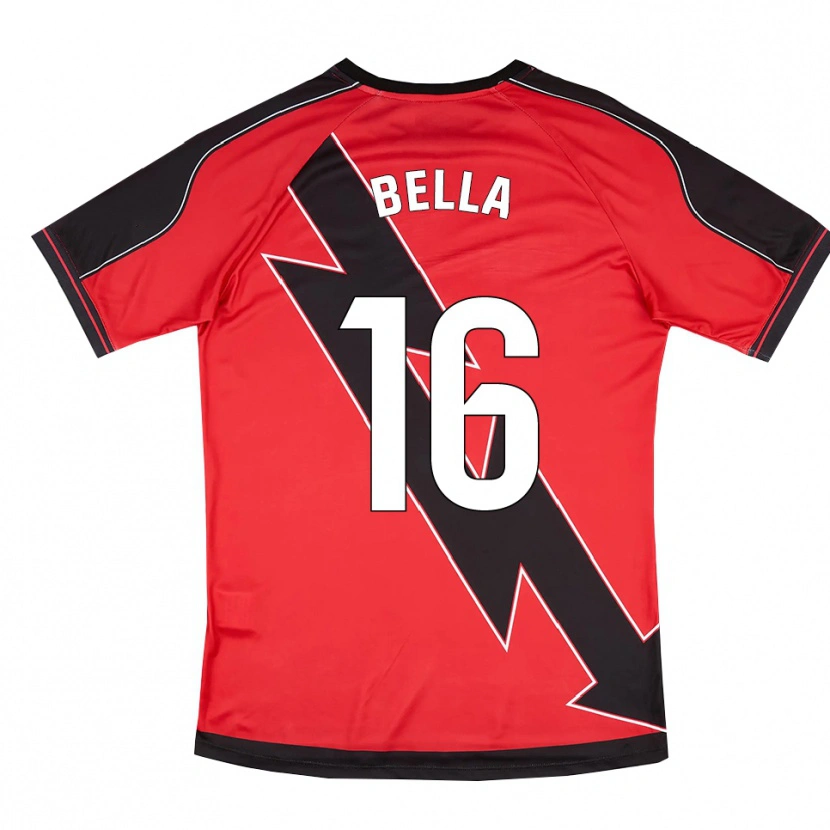 Danxen Mænd Brunda Bella #16 Rød Sort Udebane Spillertrøjer 2025/26 Trøje T-Shirt