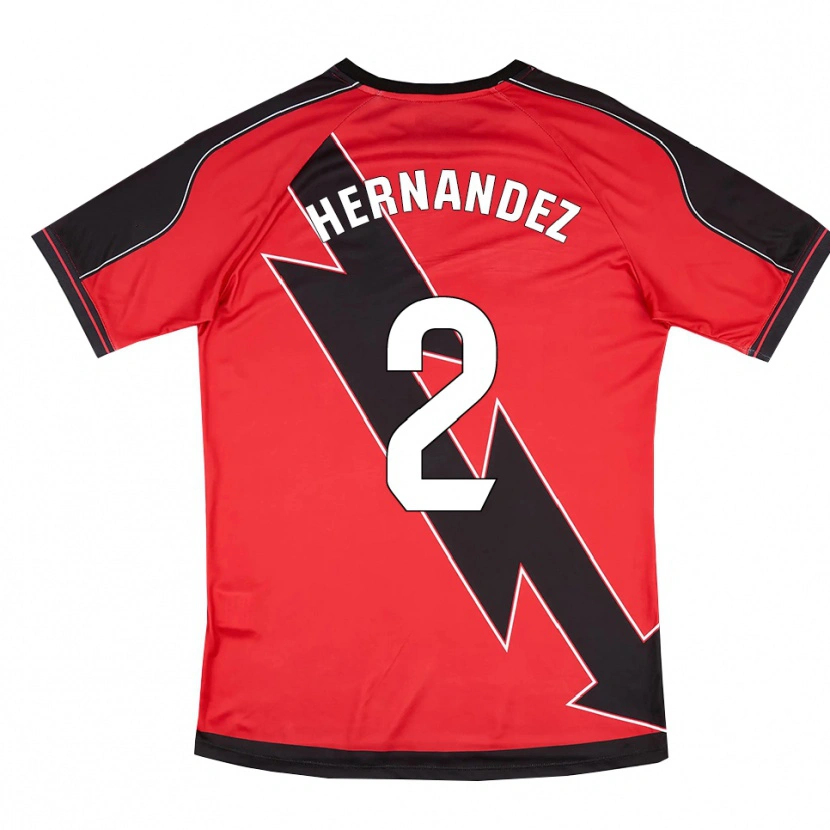 Danxen Mænd Marco Hernández #2 Rød Sort Udebane Spillertrøjer 2025/26 Trøje T-Shirt
