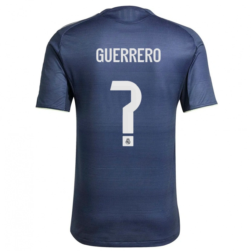 Danxen Mænd Julen Guerrero #0 Navy Sølv Udebane Spillertrøjer 2025/26 Trøje T-Shirt