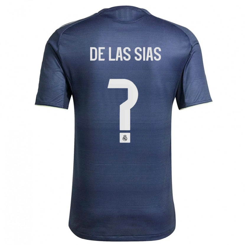 Danxen Mænd Marcos De Las Sias #0 Navy Sølv Udebane Spillertrøjer 2025/26 Trøje T-Shirt