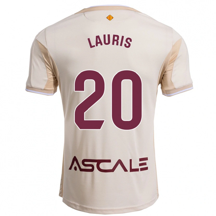Danxen Mænd Laura Rodríguez Cuadrado #20 Off-White Bordeaux Udebane Spillertrøjer 2025/26 Trøje T-Shirt