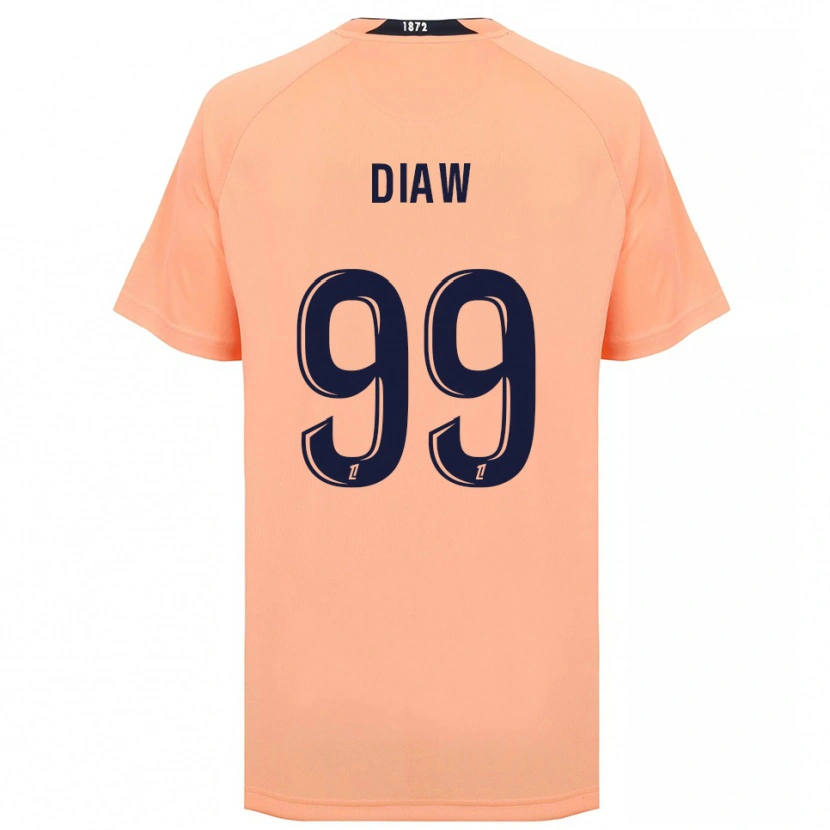 Danxen Mænd Mory Diaw #99 Orange Marineblå Udebane Spillertrøjer 2025/26 Trøje T-Shirt