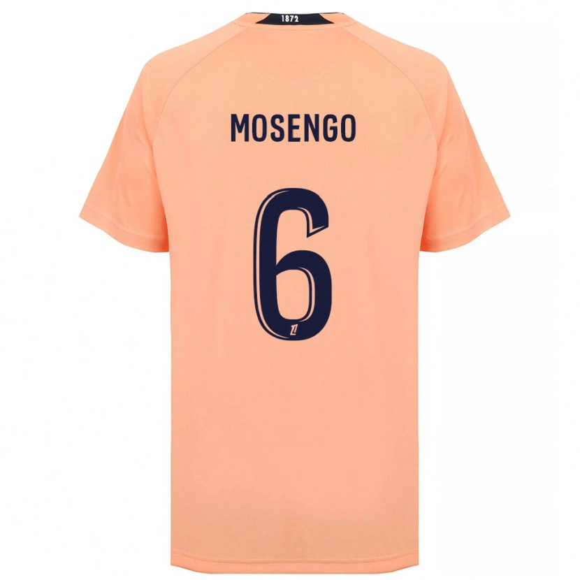 Danxen Mænd Daren Mosengo #6 Orange Marineblå Udebane Spillertrøjer 2025/26 Trøje T-Shirt