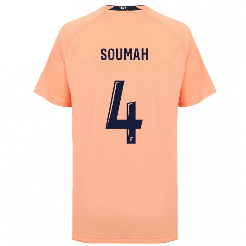 Danxen Mænd Mohamed Soumah #4 Orange Marineblå Udebane Spillertrøjer 2025/26 Trøje T-Shirt
