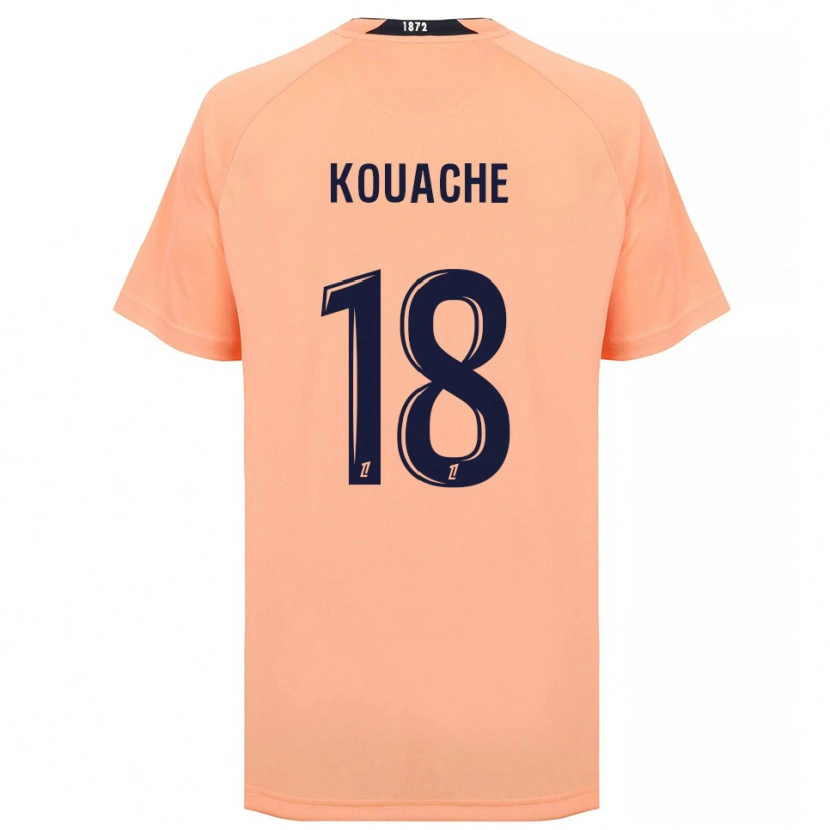 Danxen Mænd Éva Kouache #18 Orange Marineblå Udebane Spillertrøjer 2025/26 Trøje T-Shirt