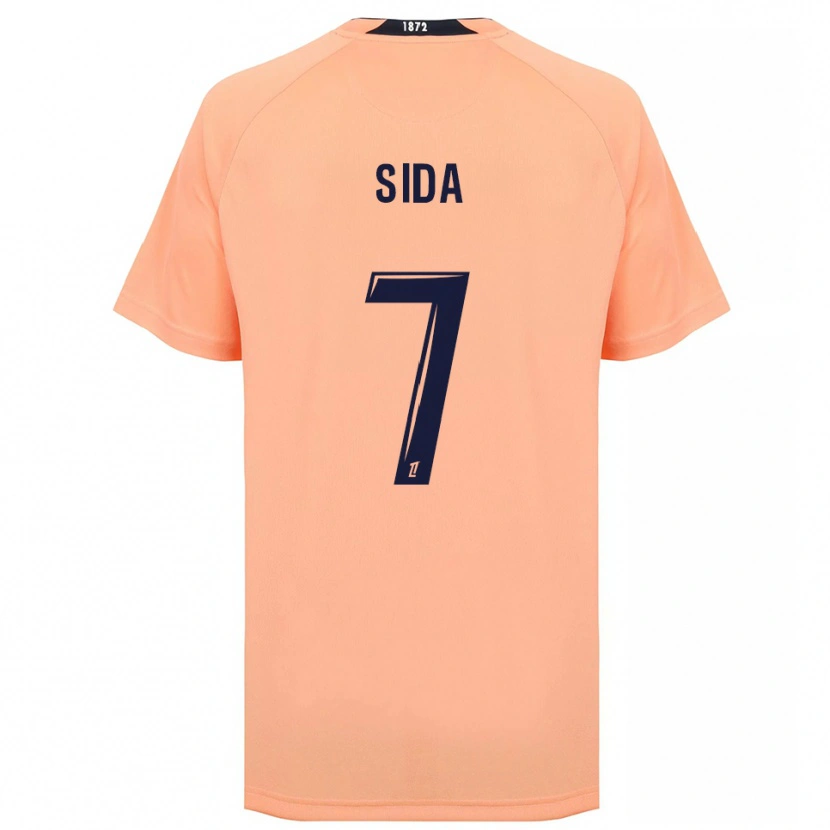 Danxen Mænd Benoît Sida #7 Orange Marineblå Udebane Spillertrøjer 2025/26 Trøje T-Shirt
