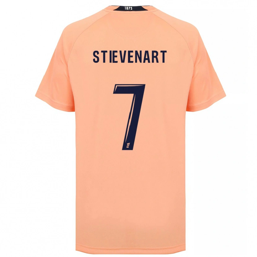 Danxen Mænd Zoé Stievenart #7 Orange Marineblå Udebane Spillertrøjer 2025/26 Trøje T-Shirt