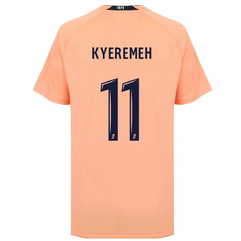 Danxen Mænd Godson Kyeremeh #11 Orange Marineblå Udebane Spillertrøjer 2025/26 Trøje T-Shirt