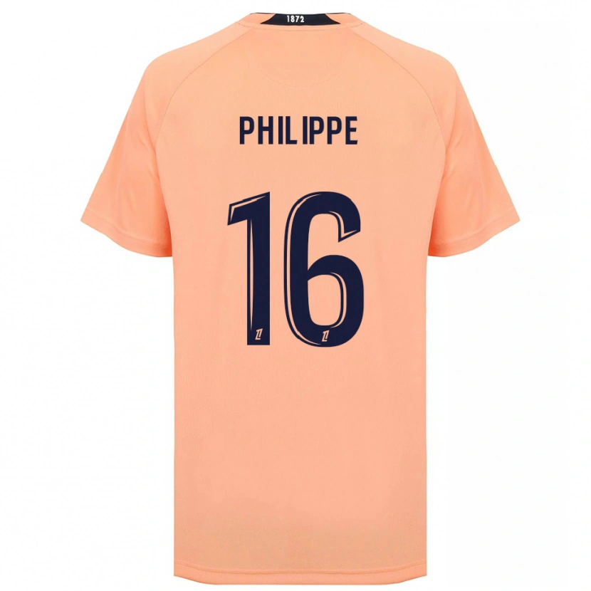 Danxen Mænd Laëtitia Philippe #16 Orange Marineblå Udebane Spillertrøjer 2025/26 Trøje T-Shirt