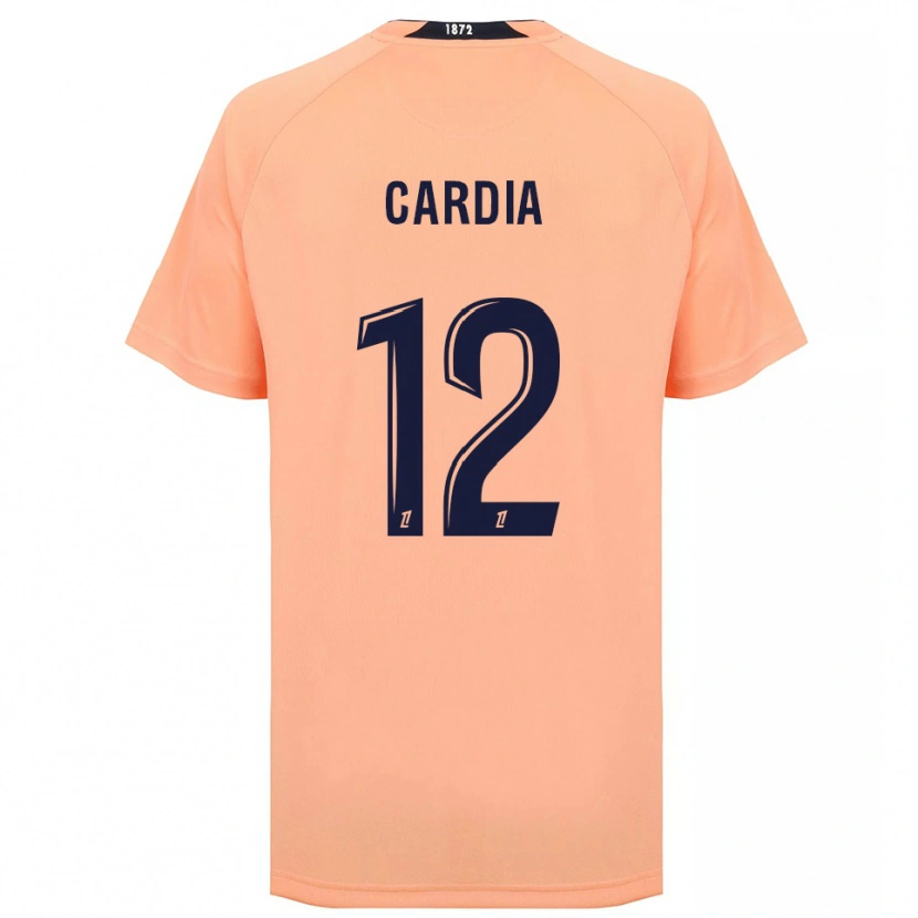 Danxen Mænd Mickaëla Cardia #12 Orange Marineblå Udebane Spillertrøjer 2025/26 Trøje T-Shirt