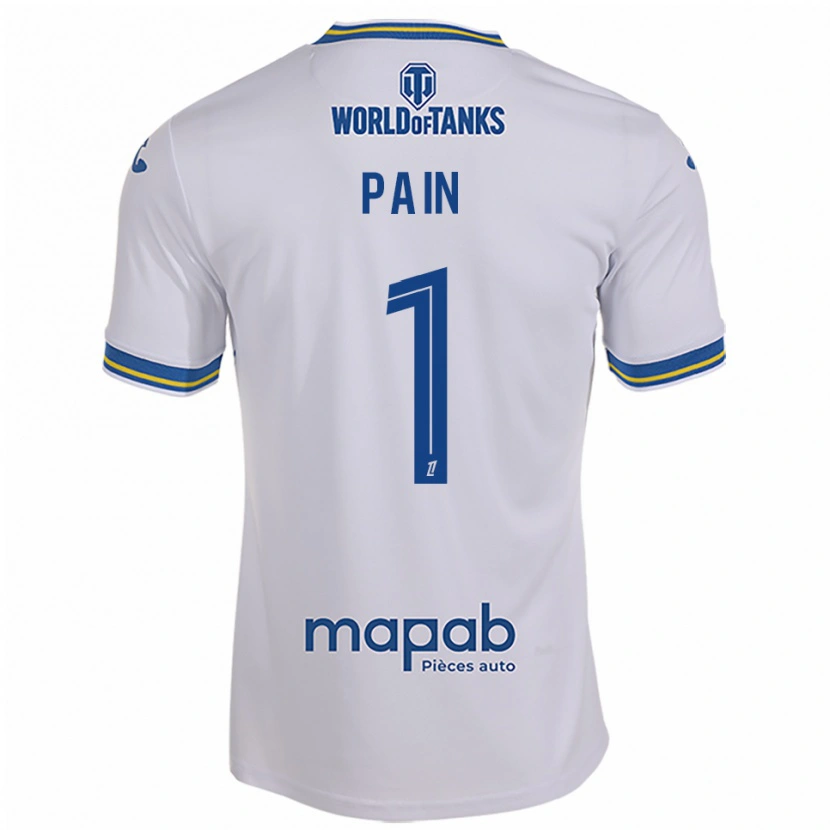 Danxen Mænd Ilan Pain #1 Hvid Himmelblå Udebane Spillertrøjer 2025/26 Trøje T-Shirt