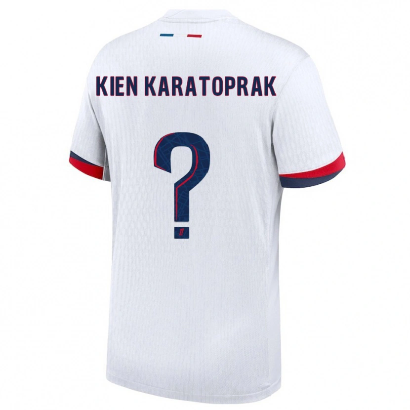 Danxen Mænd Kenan Kien Karatoprak #0 Hvid Rød Udebane Spillertrøjer 2025/26 Trøje T-Shirt