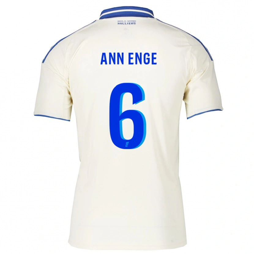 Danxen Mænd Sierra Ann Enge #6 Champagne Blå Udebane Spillertrøjer 2025/26 Trøje T-Shirt