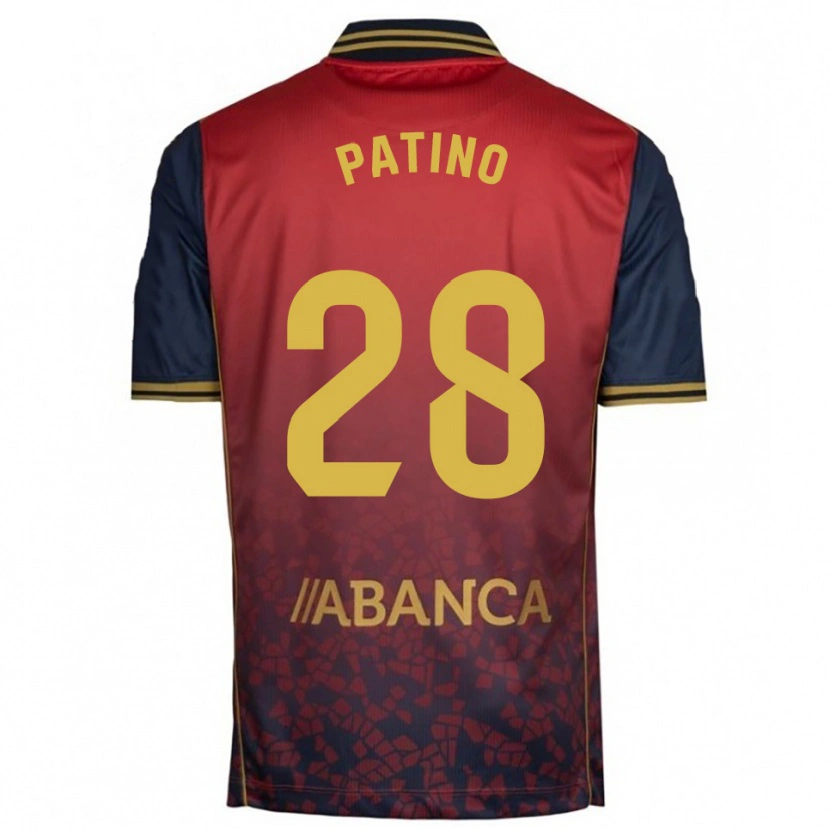 Danxen Mænd Charlie Patiño #28 Rød Navy Udebane Spillertrøjer 2025/26 Trøje T-Shirt
