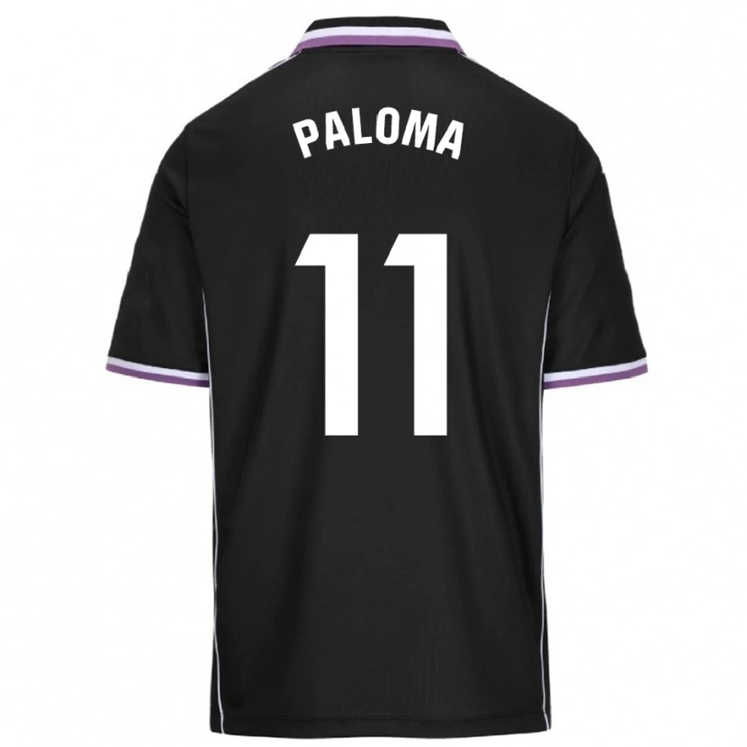 Danxen Mænd Paloma Gonzalez #11 Lilla Sort Udebane Spillertrøjer 2025/26 Trøje T-Shirt