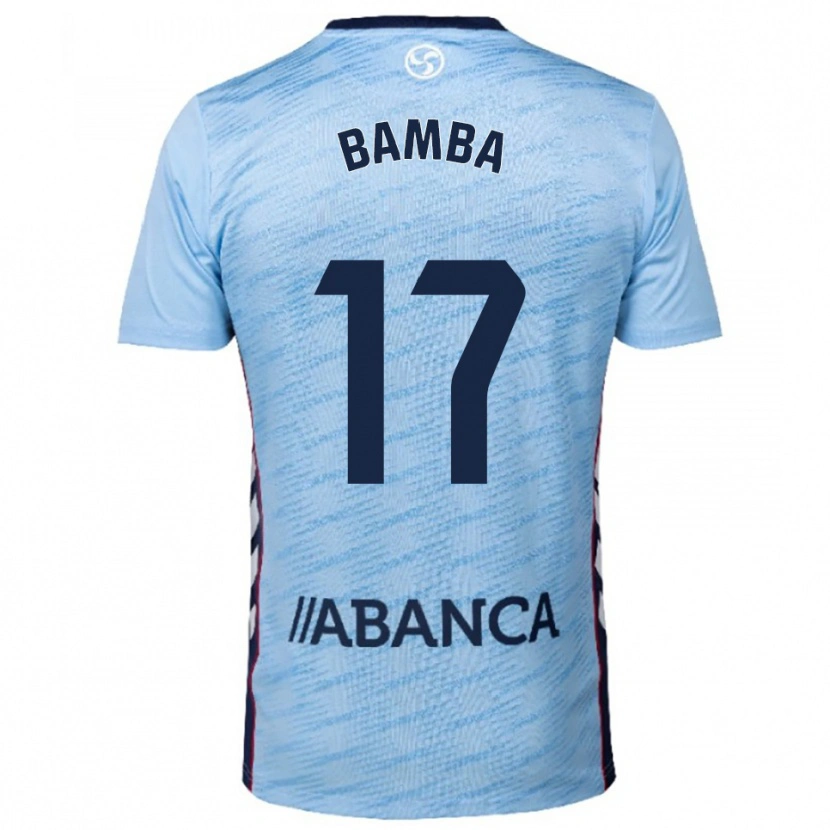 Danxen Kvinder Jonathan Bamba #17 Himmelblå Rød Hjemmebane Spillertrøjer 2025/26 Trøje T-Shirt