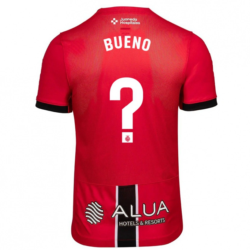 Danxen Kvinder Antonio Bueno #0 Rød Sort Hjemmebane Spillertrøjer 2025/26 Trøje T-Shirt