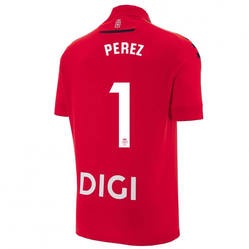 Danxen Kvinder Silvia Pérez Fernández De Romarategui #1 Rød Sort Hjemmebane Spillertrøjer 2025/26 Trøje T-Shirt