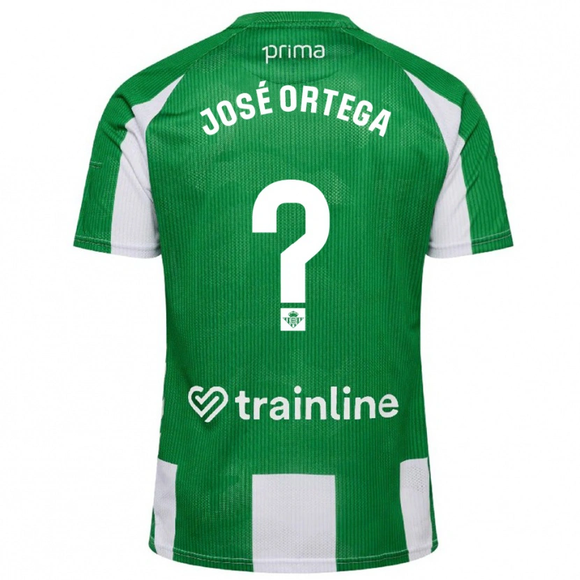 Danxen Kvinder José Ortega #0 Grøn Hvid Hjemmebane Spillertrøjer 2025/26 Trøje T-Shirt