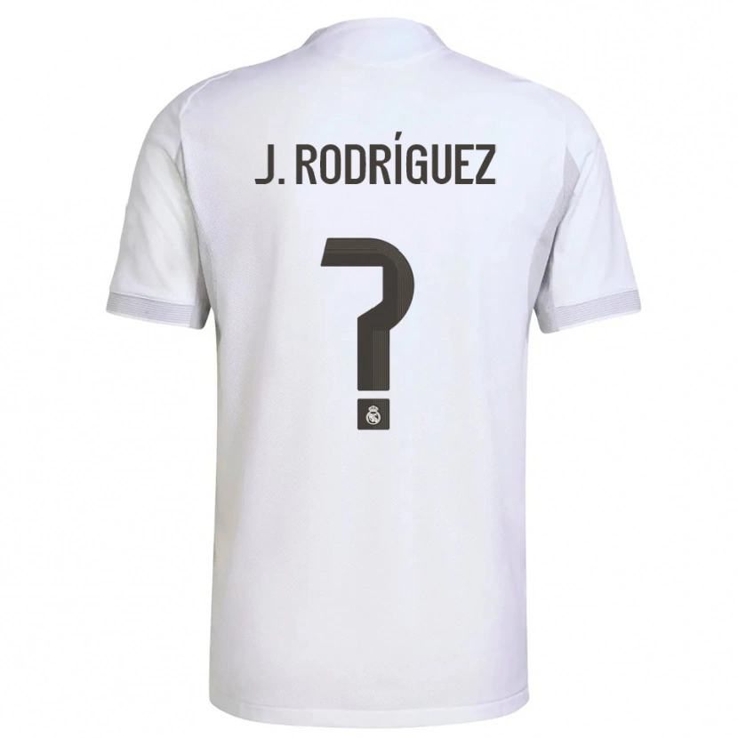 Danxen Kvinder Juan Rodríguez #0 Hvid Gul Hjemmebane Spillertrøjer 2025/26 Trøje T-Shirt