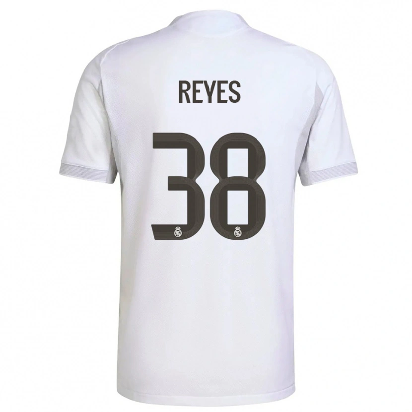 Danxen Kvinder José Reyes #38 Hvid Gul Hjemmebane Spillertrøjer 2025/26 Trøje T-Shirt